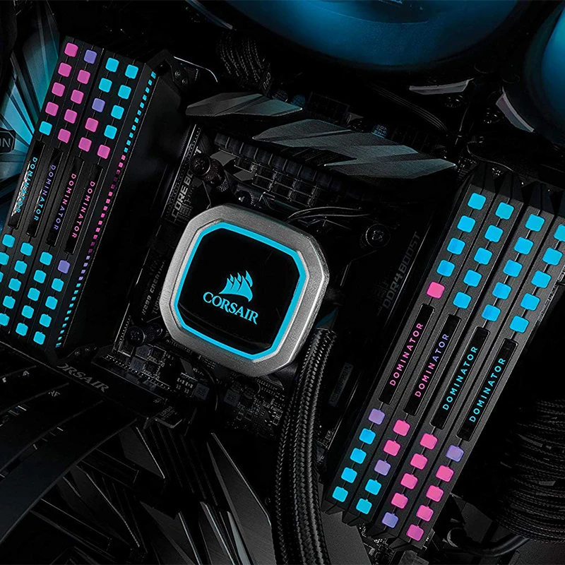 CORSAIR RAM 32 Гб 64 128 ГБ Dominator Platinum RGB Series Memoria DDR4 16 2*8 D 3000 3200 3600 4800 МГц для настольного
