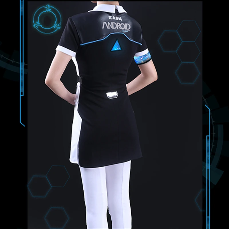 Детройт: Коннор RK800 светодиодный Косплей Костюм для Хэллоуина|Игровые костюмы| |