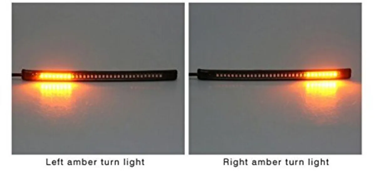 Мотоциклетный светильник, планка, 32 светодиодный, 8 дюймов, гибкий светодиодный, для мотоцикла, задний тормоз, стоп, сигнальный светильник, универсальный для Harley, для Davidson