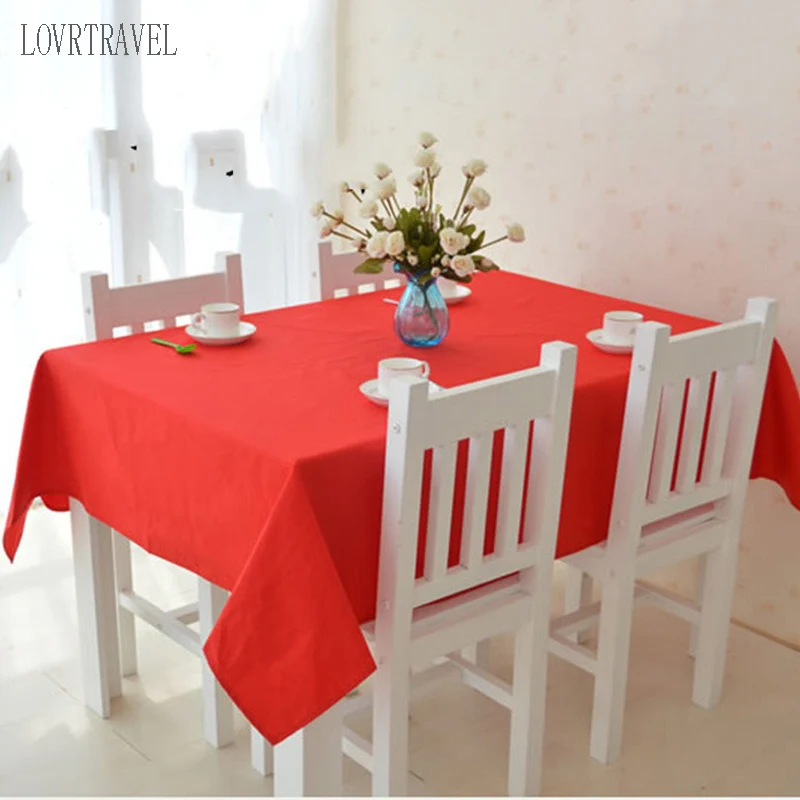 

Party Banquet Hotels Dining Table Cover Modern Luxury Solid white Rectangle Table Cloth Tablecloth Home Kitchen Table Cloths