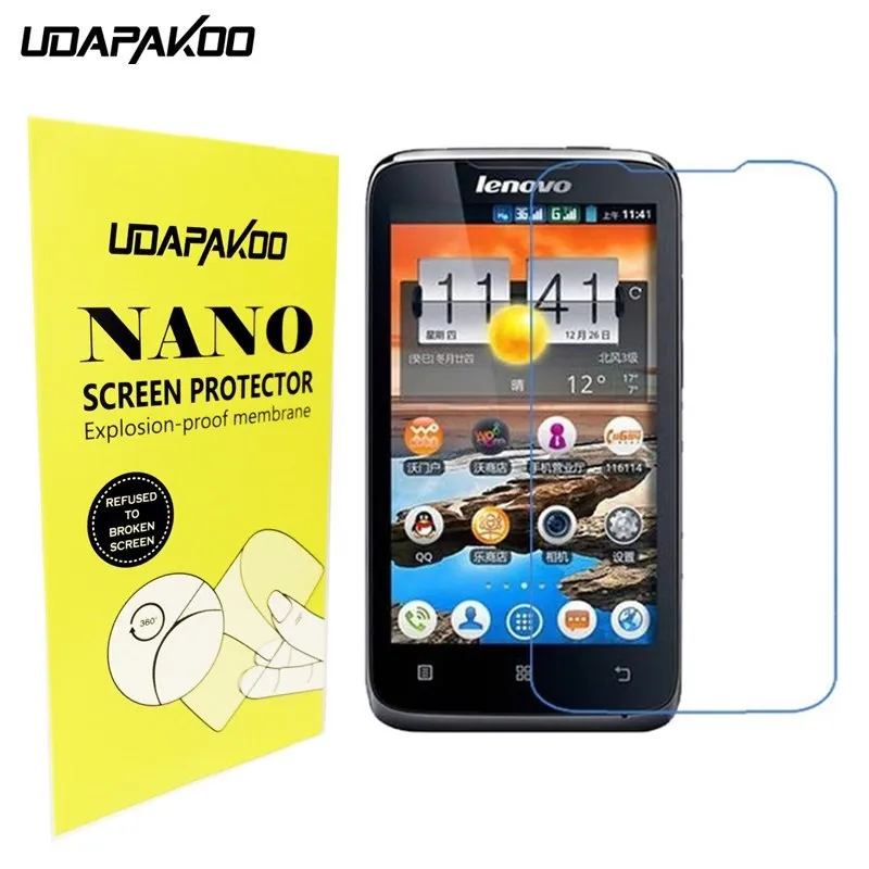

Soft Glass film Nano Explosion-proof glass Screen Protector For Lenovo S898T S960 VIBE X A680 A316 A526 A328 Vibe X2 Z2 S856 S90