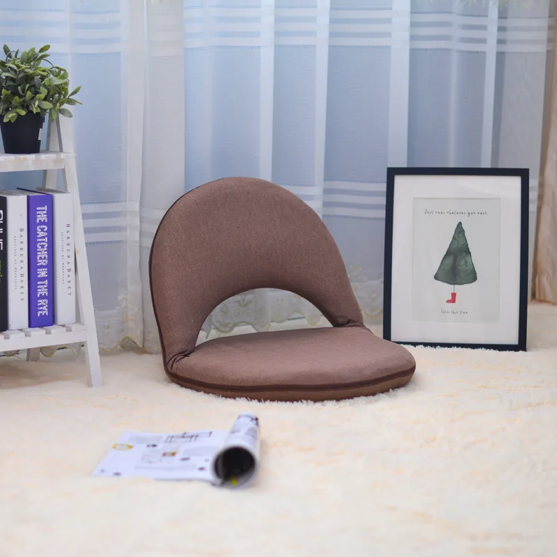 Мягкий пол стул с регулируемой спинкой гостиной стул для отдыха мебель для медитации, тренингов, чтения, просмотра телевизора
