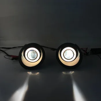 

RQXR fog lamp driving light assembly for Chevrolet Captiva 2008 cob angel eye led daytime running lights turn signal
