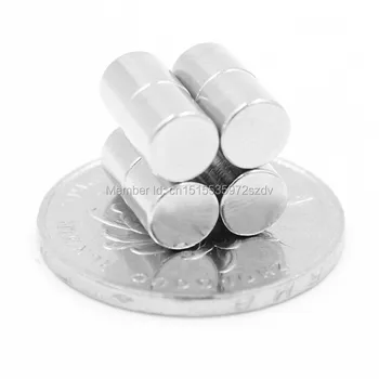 

200pcs Strong Round Dia 5mm x 5mm N35 Rare Earth Neodymium Magnet Art Craft Fridge 5x5mm