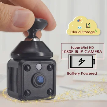 

CTVMAN Wireless IP Camera with Battery Cloud Wifi/Wireless Cameras Micro 1080P IP Cameras Indoor CCTV Surveillance Night Vision