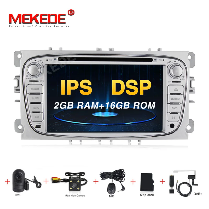 

MEKEDE Car Multimedia Player Android 9.0 GPS 2 Din car dvd player for FORD/Focus/S-MAX/Mondeo/C-MAX/Galaxy wifi car radio DSP