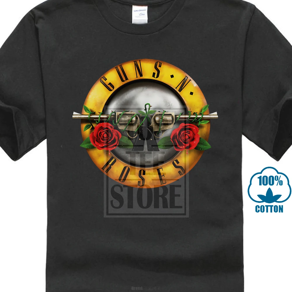 

Funny Men T Shirt Women Novelty Tshirt Guns N Roses Drum Slim Fit T Shirt