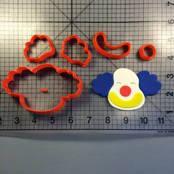 

clown face Cookie Cutter Set Cake Decorating Tools Custom Made 3D Printed Tools Fondant Molds Chocolate For Cake Decorating