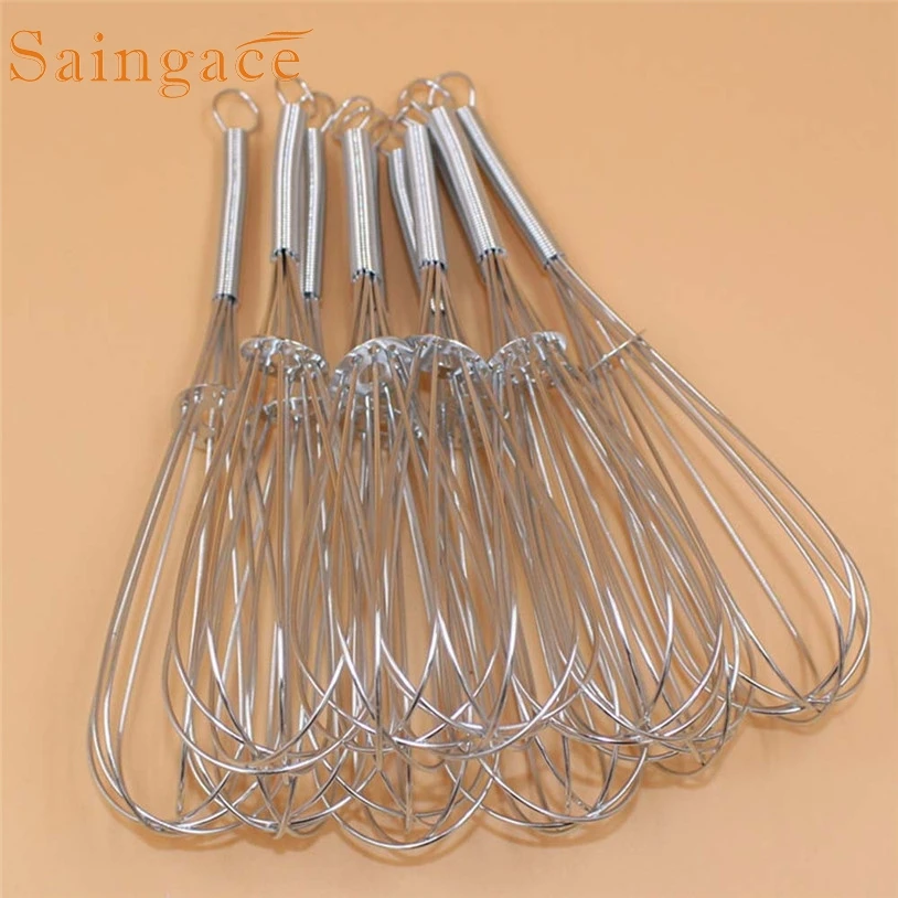 12 PC Long Mini Wire Kitchen Whisks egg whisk quality firstin Egg