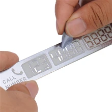 1 шт. автомобильная парковочная карта, уведомление о парковке автомобиля, номер телефона, карта, наклейка, светящаяся телефонная номерная табличка, поставщик, золото, серебро