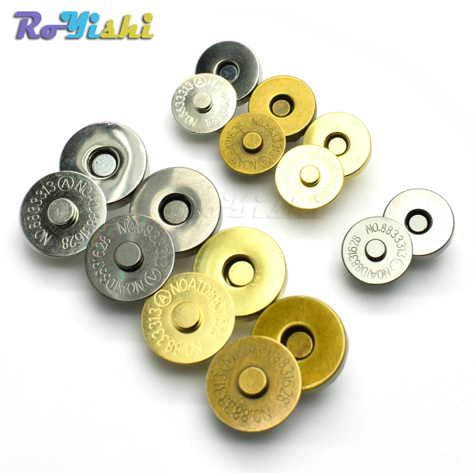 Magnetic Clasp Bags Wallets, Magnetic Button Bag 18mm