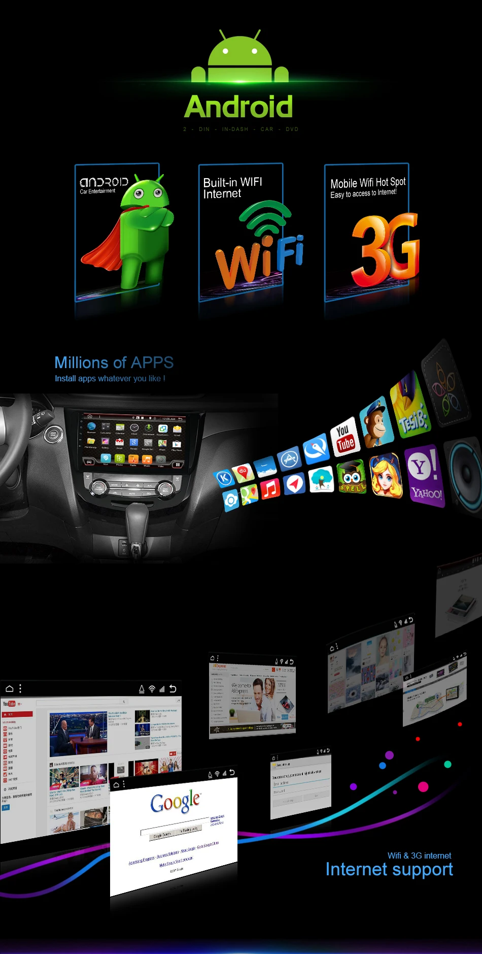 Clearance Bosion 10.1 Inch Android 8.1 Car Multimedia Player GPS NAVIGATION Head Unit DAB For NISSAN X-TRIAL 2014-2018 Rear View Camera 4