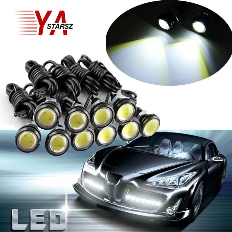 1pcs 18MM Car Led Eagle Eye DRL Daytime Running Lights Source Backup Reversing Parking Signal Lamps