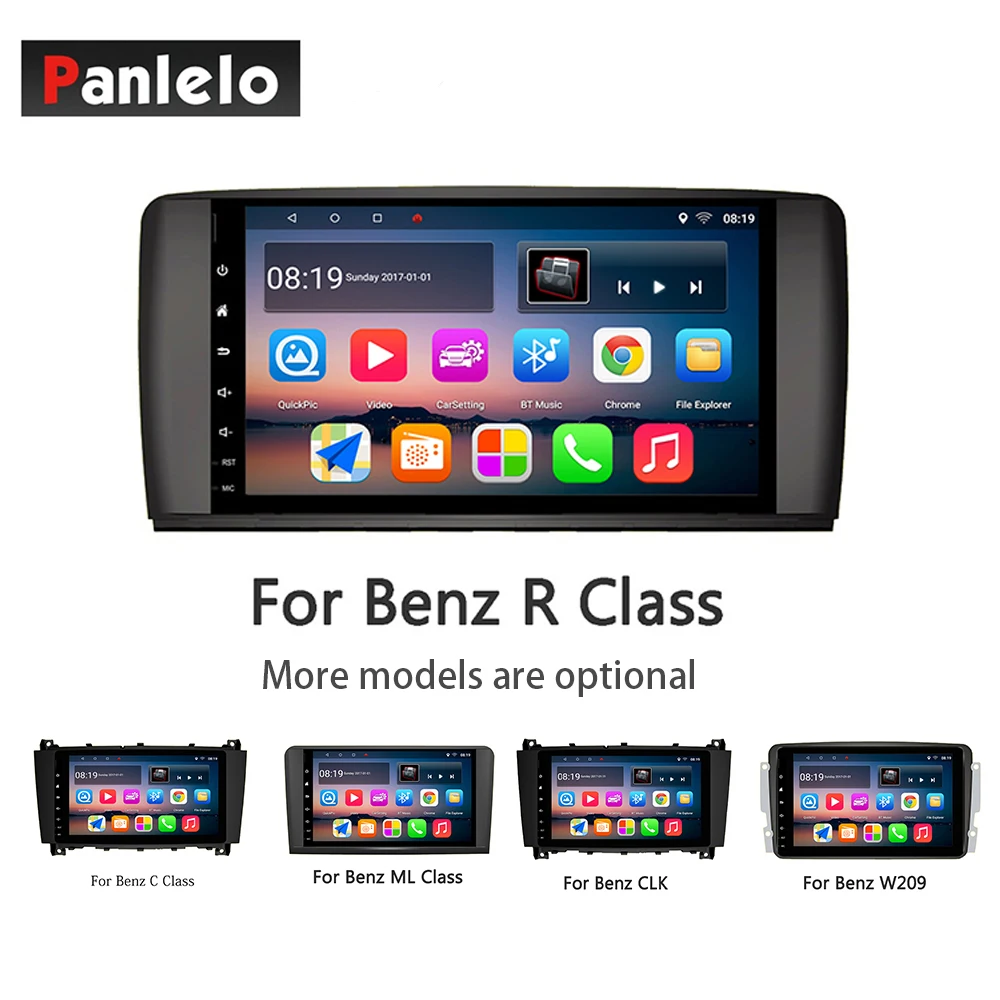 

Panlelo Android7.1 Navigation For Benz C S R E Smart B200 ML CLK W209 Mirror Llink Auto Radio Quad Core BT SWC 1GB RAM 16GB ROM