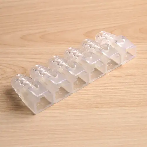 AMPCOM RJ45 Ethernet Network Cable Strain Relief Boots Cable Connector Plug Covers for CAT5 CAT5e CAT6 (Plastic) - Image 7
