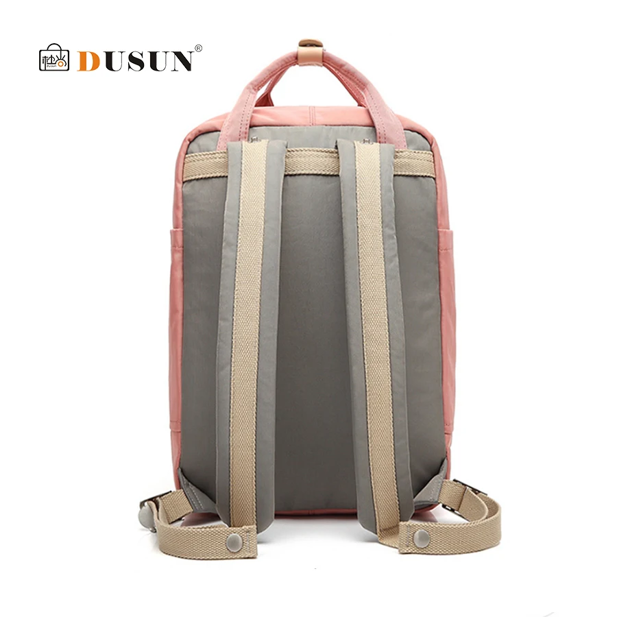 DUSUN Patchwork Preppy Mochila de gran capacidad bolsas para la escuela de los adolescentes Oxford bolsas de viaje portátil Mochila