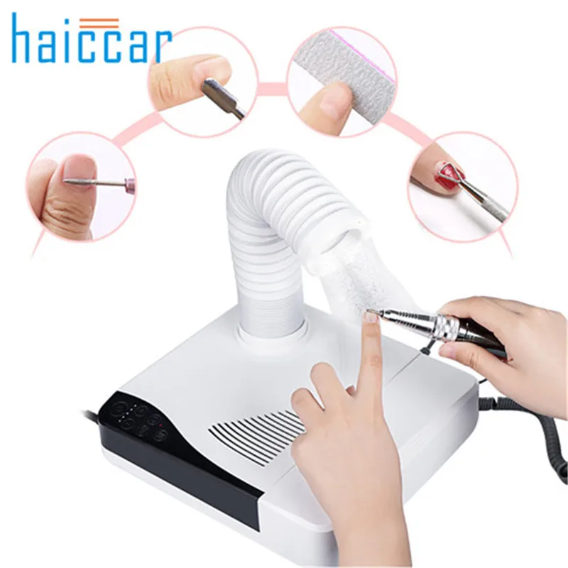 Nail Art 60W Nail Salon Suction Dust Remover Collector Vacuum Cleaner