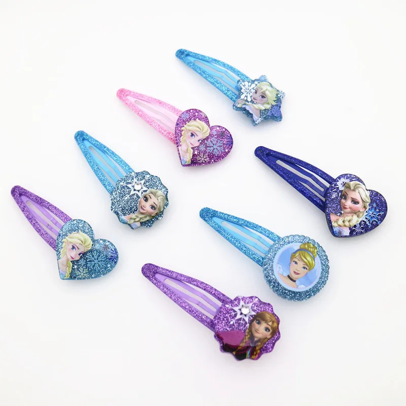 

2PCS Cute New Multi Style Kids Hairpins Children Headwear Girls Hair Accessories Princess BB Clips Baby Clips Headdress