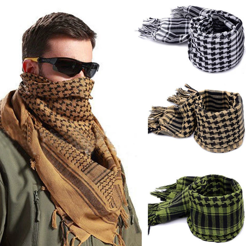 

CANIS Fashion Winter Warm Printing Military Arab Tactical Desert Shemale KeffIyeh Scarf Shawl Neck Head Wrap Clothes