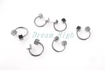 

Wholesal Ear Piercing Nose Ring Earring 316L Surgical steel 100pcs/lot Free Shipping