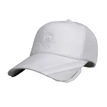 Baseball Cap Adjustable Embroidered Printed Brim Mesh Cotton Golf Hat Outdoor Sports Wear