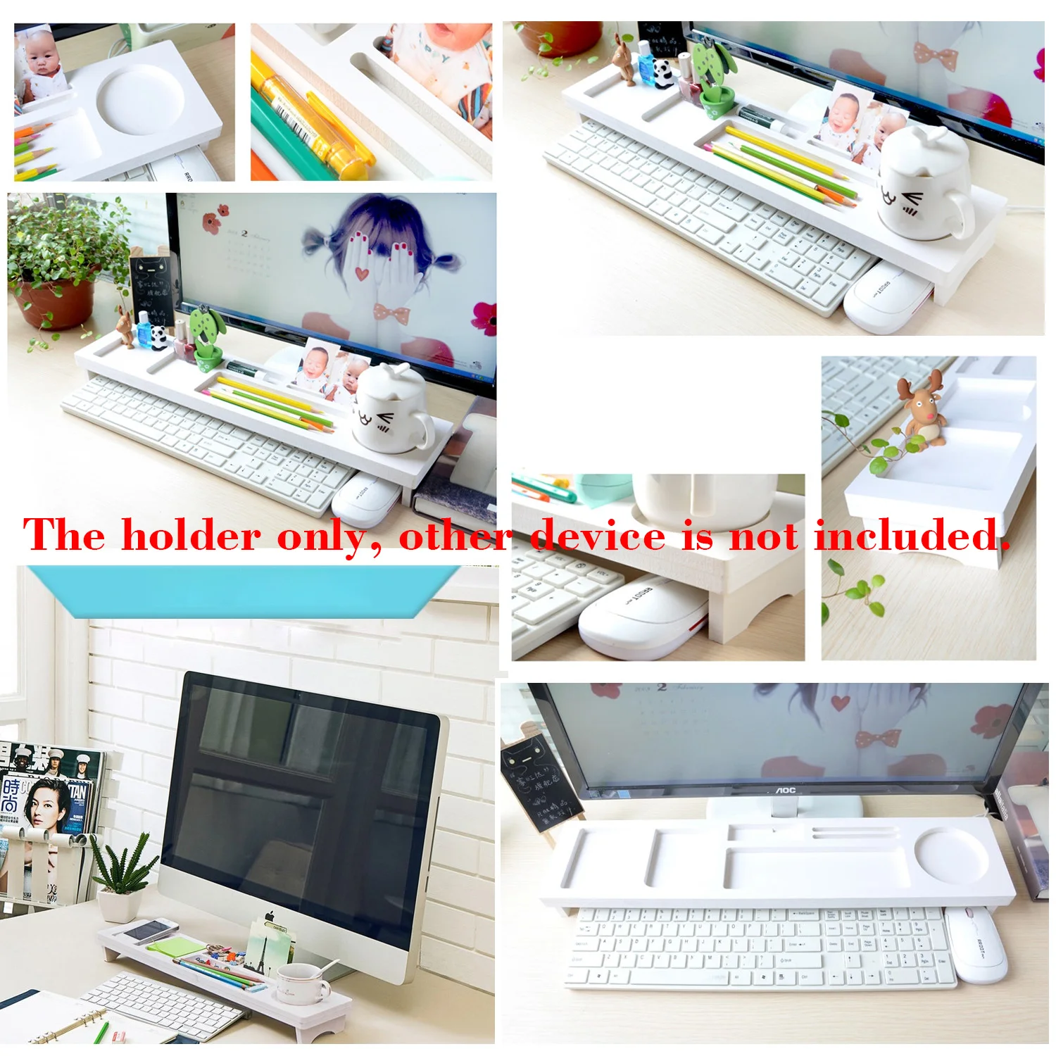 NC Computer Keyboard Stand Office Desk Desktop Organizer