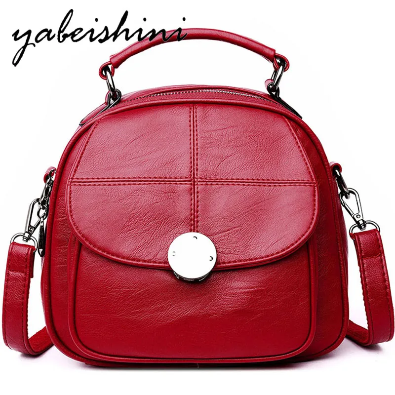 YABEISHINI, женский рюкзак из мягкой кожи для отдыха,, многофункциональная маленькая дорожная сумка, мини-рюкзак, женские сумки через плечо, Sac A Dos