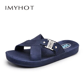 

Explosion models outdoor leisure slippers beach shoes sandals men's bathroom breathable High Quality Non-slip