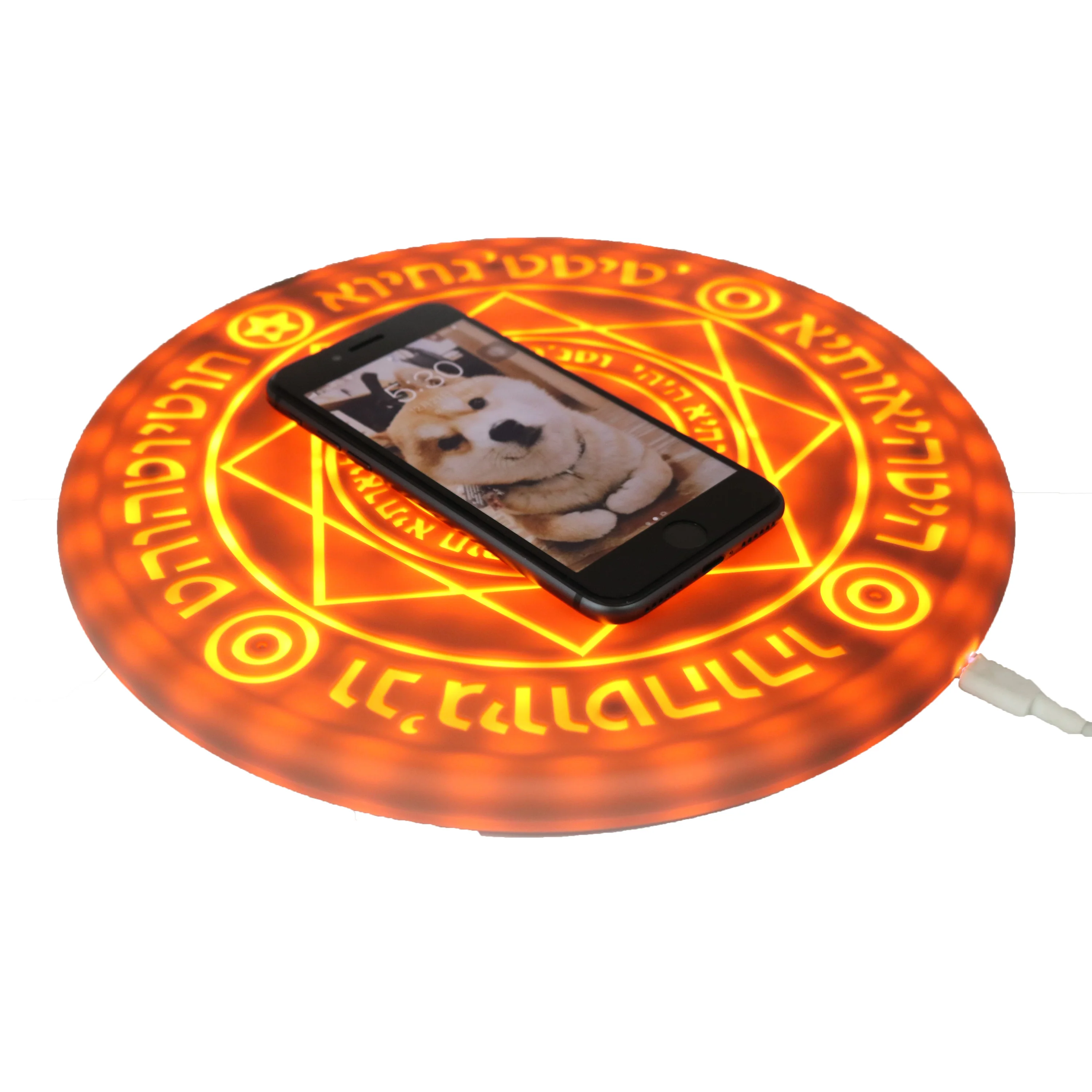 

Magic Array Wireless Charger Universal Qi Wireless Fast Charger Quick Charging Pad for iPhone X 8 Samsung Xiaomi 8 Huawei Honor