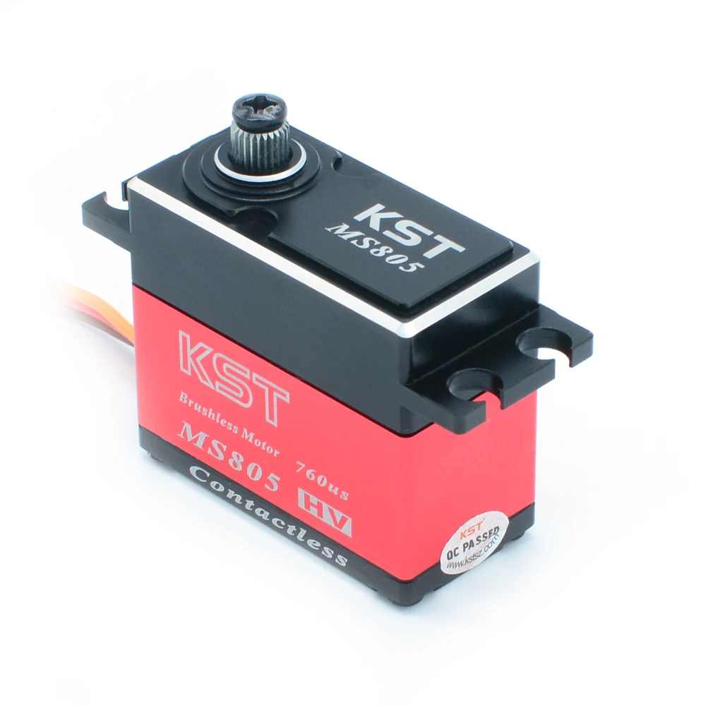 

KST MS805 8.4V 8kg 0.035sec Brushless HV Digital Metal Gear Contactless Position Sensor Servo Motor for Drone UAV Helicopter