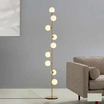 

Modern home deco lighting fixtures glass lights LED living room standing luminaires bedside illumination bedroom floor lamps
