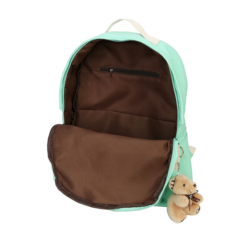 6 комплектов холщовые школьные рюкзаки для девочек и подростков|girls backpack|canvas school