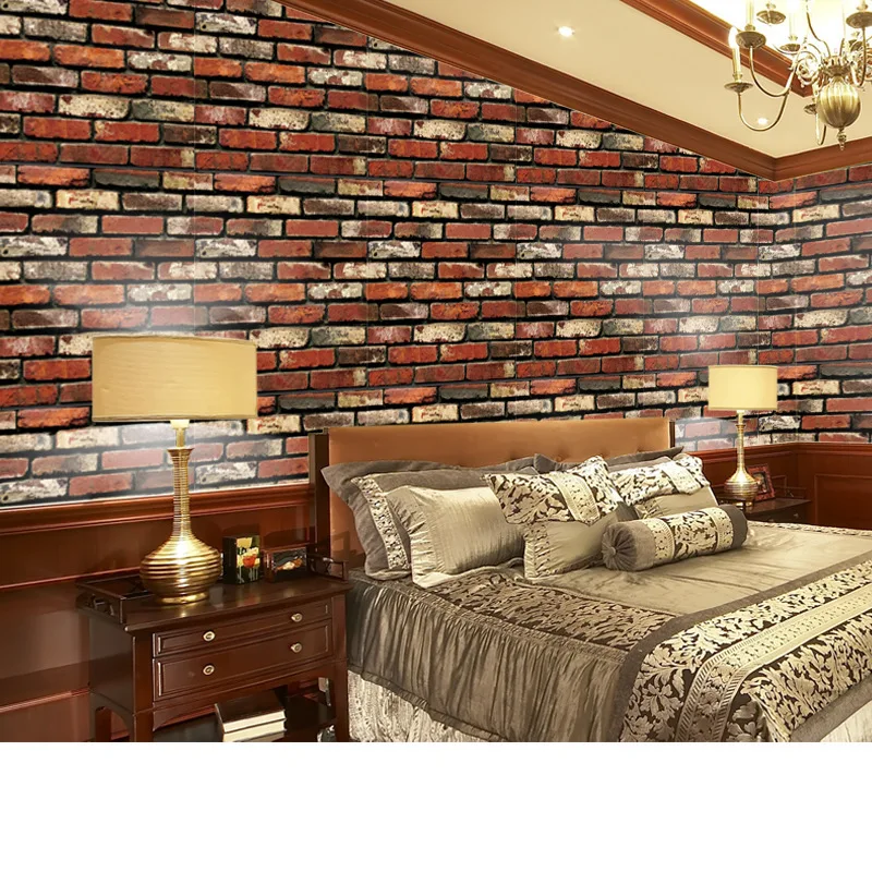 Rustic Stone 3D Wallpaper Vintage Faux Brick Wallpapers Roll Self Adhesive Removable PVC Wall Paper For Living Room Bedroom Rustic Stone 3D Wallpaper Vintage Faux Brick Wallpapers Roll Self Adhesive Removable PVC Wall Paper For Living Room Bedroom