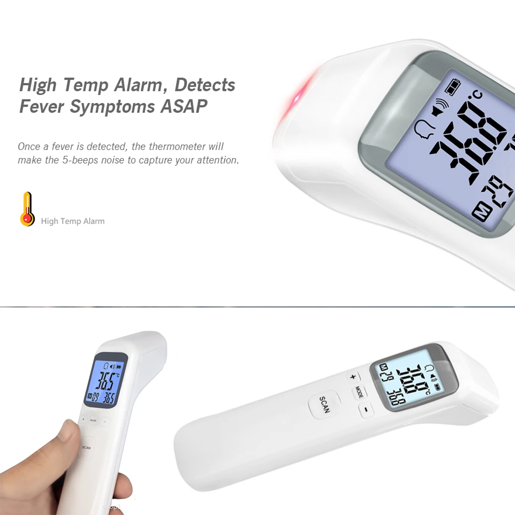 lcd цифровой Бесконтактный ИК инфракрасный термометр уход за ребенком лоб поверхность тела измеритель температуры Многофункциональный