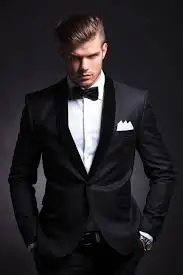 

New Arrival Mens Formal Suits Groom Tuxedos Groomsmen Wedding Blazer Suits (Jacket+Pants+Bow Tie) oK:117