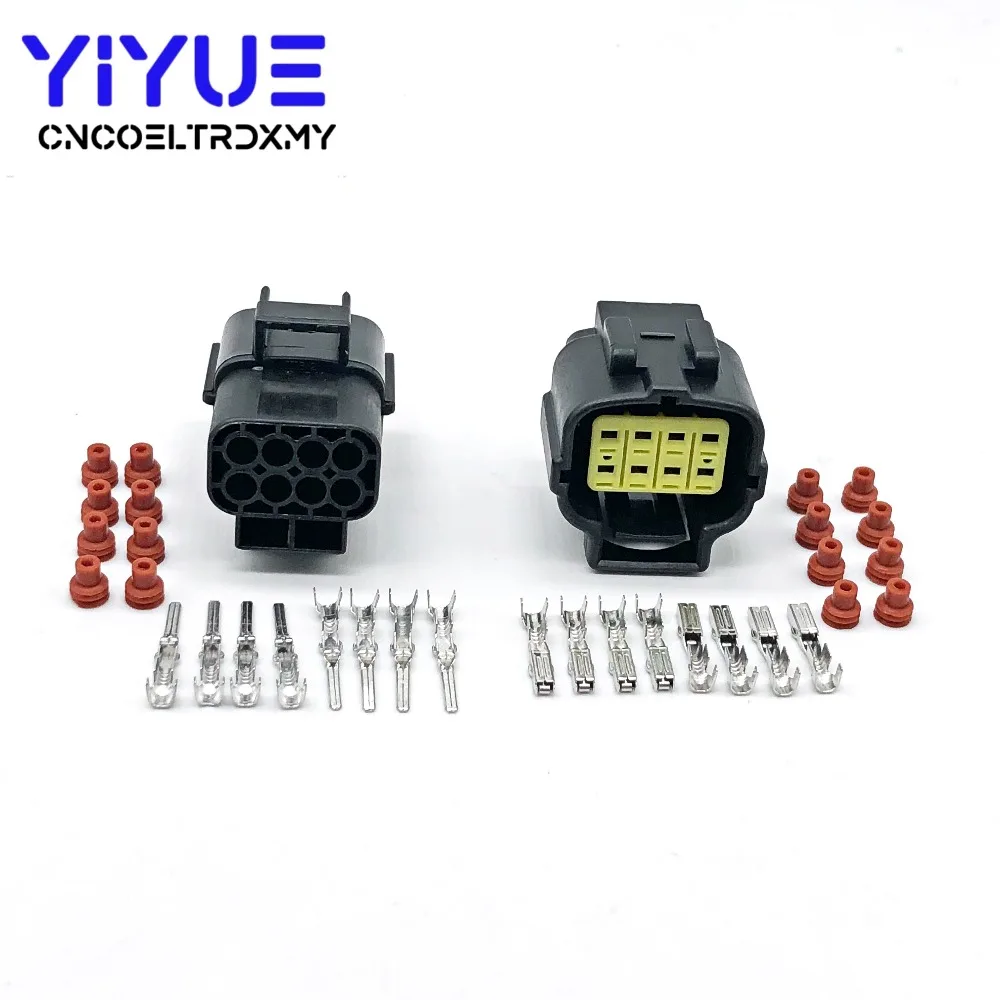 5 компл. 8 Pin 174984-2 174982-2 женский и мужской водонепроницаемый соединитель проводов заглушка Авто запечатанный автомобиль грузовик denso разъемы