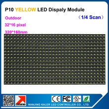 TEEHO P10 320*160 мм желтый светодиодный текстовый дисплей Панель знак этикетка Открытый водонепроницаемый 32*16 пикселей P10 Светодиодный модуль бегущий текстовый СВЕТОДИОДНЫЙ знак