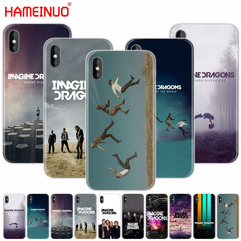 Hameinuo Imagine Dragons Night Music Custodia Per Cellulare Per Iphone X 8 7 6 4 4S 5 5S Se 5C 6S Plus
