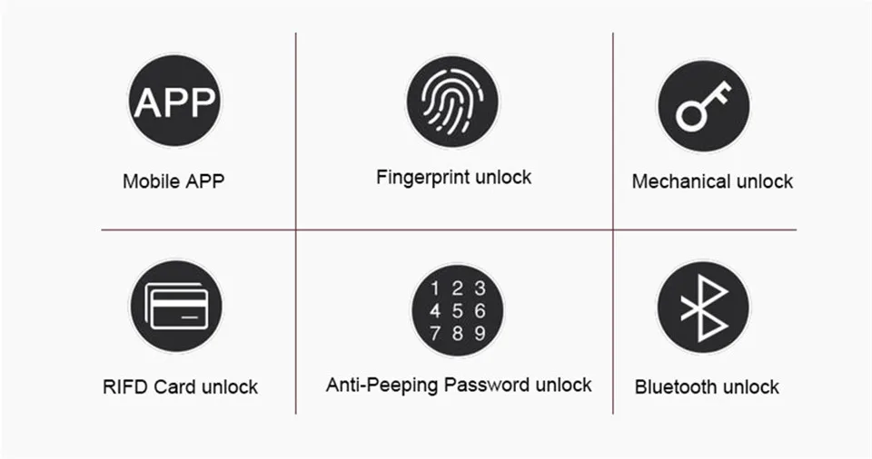 Умный дверной замок с отпечатком пальца, интеллектуальный замок, биометрический электронный Wifi дверной замок с Bluetooth APP Unlock