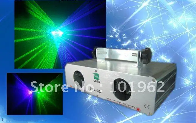 

laser projector dj stage light 40mW Green laser+100mW Violet Blue