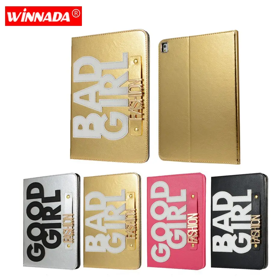 

For ipad air 2 case fashion letters PU leather TPU Protective Cover for ipad air /pro 9.7 / ipad 9.7 inch 2017 / ipad 2018 funda