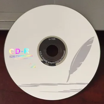 

50 discs Grade A x52 700MB Blank Quill Printed CD-R Discs