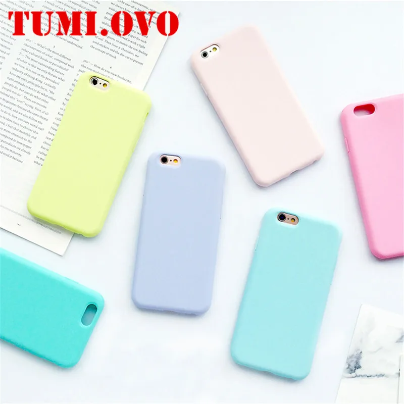 

Luxury Soft Back Matte Color Cases for iPhone 7 8 X Case Shockproof TPU Silicone Back Cover Case for iPhone 5 5s SE 6 6s Case