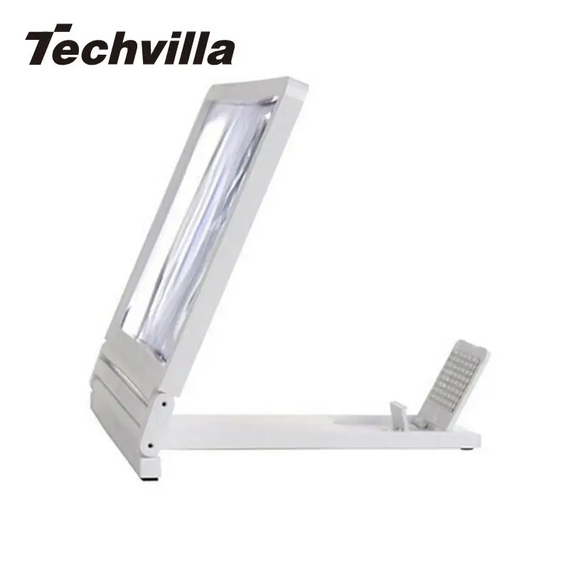 Techvilla 3D фильм экран увеличитель лупа HD проектор портативный складной стенд