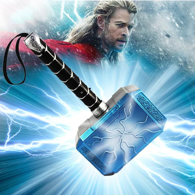 

1:1 Thor Axe Hammer Captain America Shield Marvel Avengers 4 Endgame 1/6 Scale PVC&Pu toy Figure Collectible Model Toys children