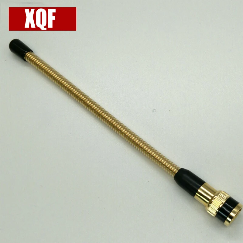 XQF Золотой VHF 136 174 МГц 6 8 дюймов BNC антенна для ICOM V8 V80 V80E V82 V85 Портативный радио|136-174
