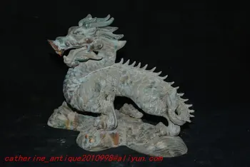 

Rare Tang Dynasty(681--960)Tang Sancai procelain Statue/ Sculpture,One of the beasts---dragon,free shipping