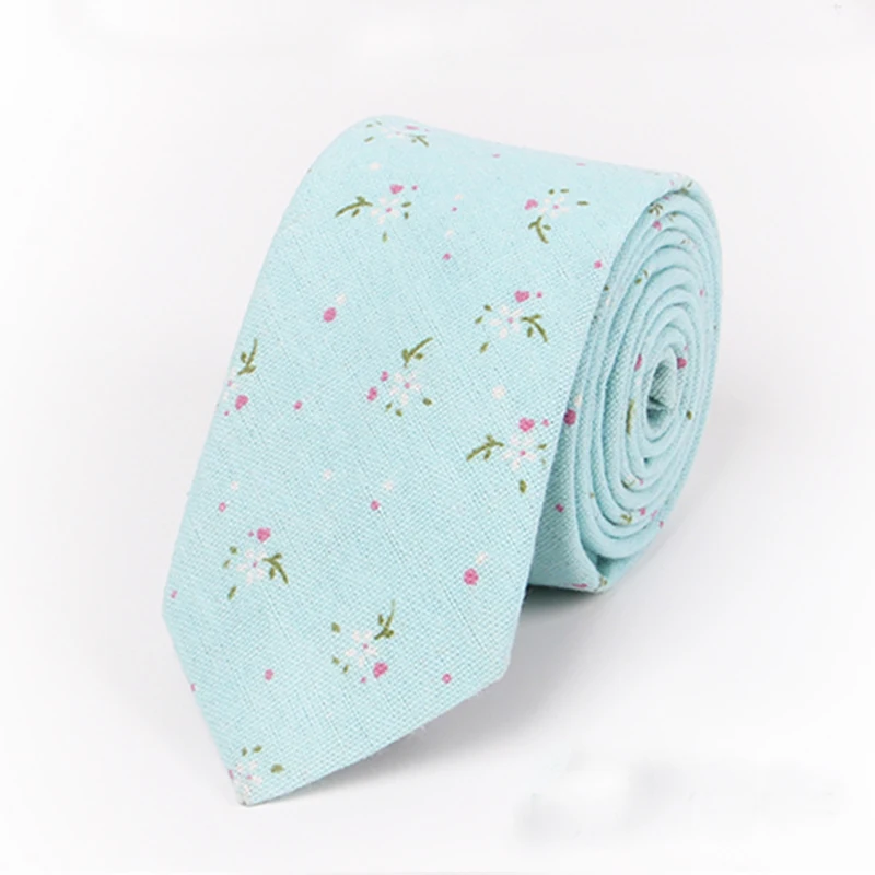 Mantieqingway 6,5 см хлопковые обтягивающие галстуки с цветочным принтом для мужчин, винтажный галстук для свадебной вечеринки, конфетный цвет, Женихи, галстук, галстук, Gravatas Vestidos