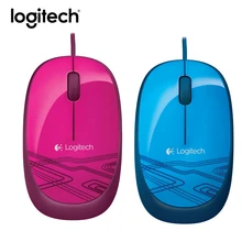 Проводная мышь logitech, игровая оригинальная M105, геймерские мыши, оптическая перезаряжаемая эргономичная компьютерная мышь, ПК, ноутбук, Компьютерная периферия