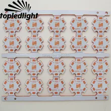 Topledlight Настройка 12 В светодиодная печатная плата Светодиодная лампа база для Cree XHP50 XHP-50 XHP50.2 20 мм медная печатная плата 40 шт./партия